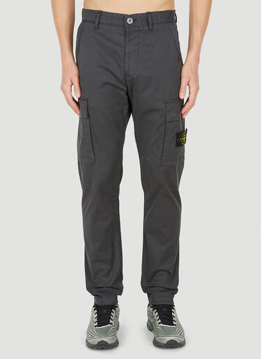 Stone Island Compass Patch Cargo Pants Grey sto0150113