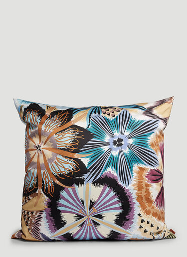 MissoniHome Passiflora Giant Print Large Cushion Multicolour wps0644214