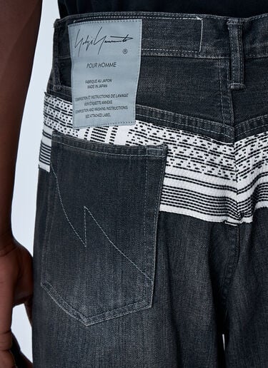 Yohji Yamamoto x Neighborhood Savage Denim DP Basic Jeans Black yoy0164003