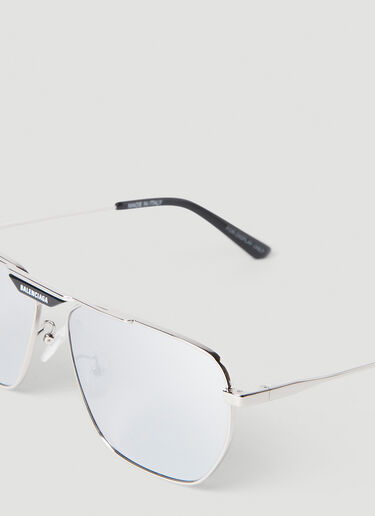 Tag 2.0 Navigator Sunglasses Balenciaga Tag 2.0 Navigator Sunglasses Silver bcs0353015