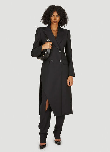 Alexander McQueen 슬래시 팬츠 블랙 amq0250037