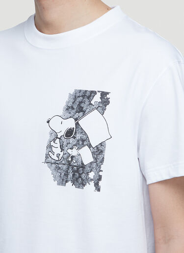 Soulland x Peanuts Snoopy Flower T-Shirt White sxp0147002