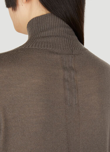 Rick Owens 하이넥 니트 드레스 그레이 ric0249022