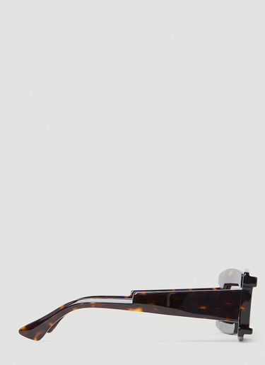 X21 Sunglasses Kuboraum X21 Sunglasses Brown kub0354006