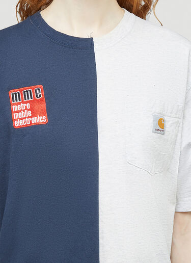 (Di)vision Reworked Carhartt Split T-Shirt Blue div0344007
