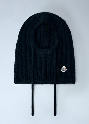Moncler Cable Knit Balaclava Black mon0266033