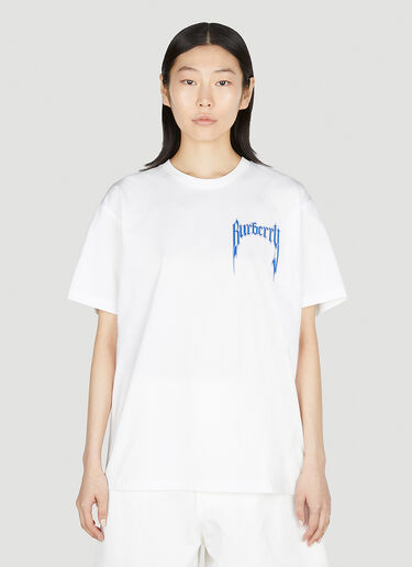 Burberry 徽标印花T恤 白 bur0252013
