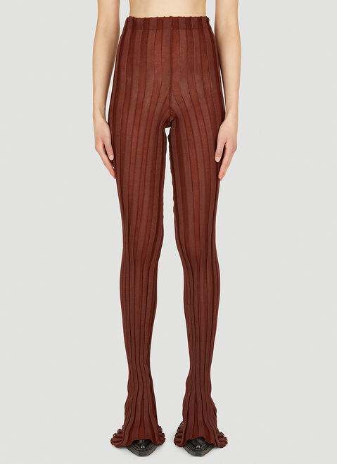 A. ROEGE HOVE Katrine Pants Brown arh0250004