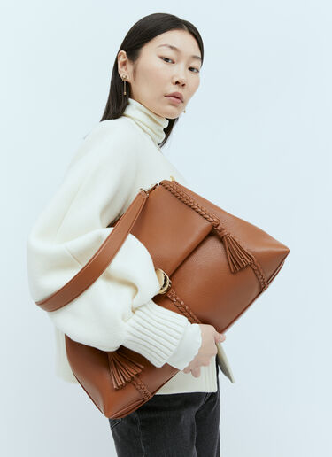 Chloé Penelope 大号单肩包 棕色 chl0255042