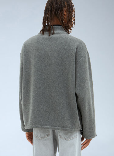 LN-CC® - Miu Miu: Fleece Sweatshirt - Grey Miu Miu Fleece Sweatshirt Grey miu0158003