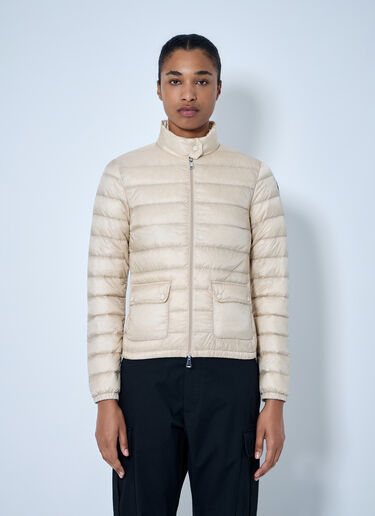 LN-CC® - Moncler: Lans Down Jacket - Beige Moncler Lans Down Jacket Beige mon0265081