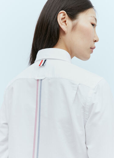 Thom Browne Button-Down Oxford Shirt White thb0253021