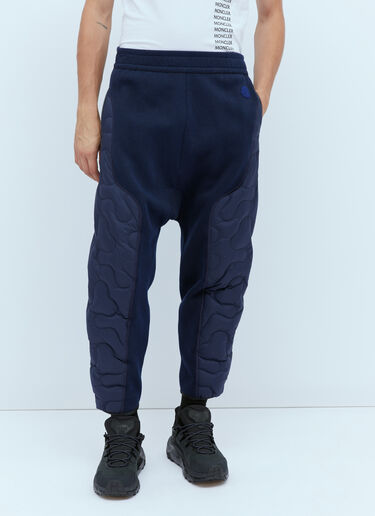 パッド入りジャージートラックパンツ Moncler Salehe Bembury パッド入りジャージートラックパンツ ネイビー msb0154006