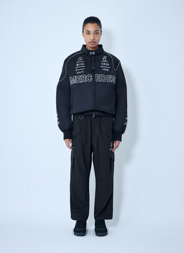 Y-3 MERCEDES Embroidered Logo Jacket Black yyy0364066