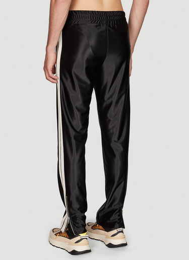8 Moncler Palm Angels Shiny Track Pants Black mpa0351016