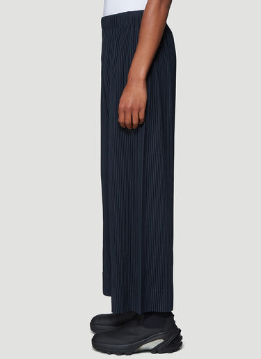 Homme Plisse Issey Miyake Pleated Wide-Leg Pants Navy hmp0138014