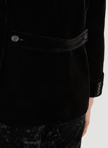 Saint Laurent ベルベットジャケット ブラック sla0251013