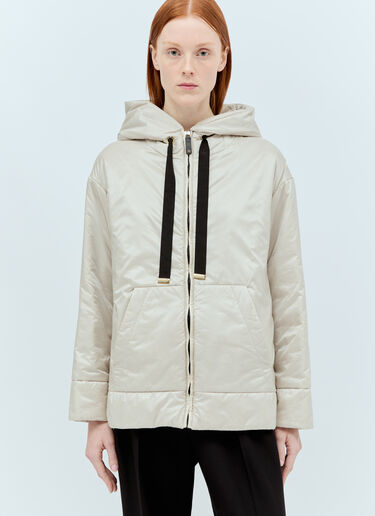 Max Mara Rerversible Parka White max0255051