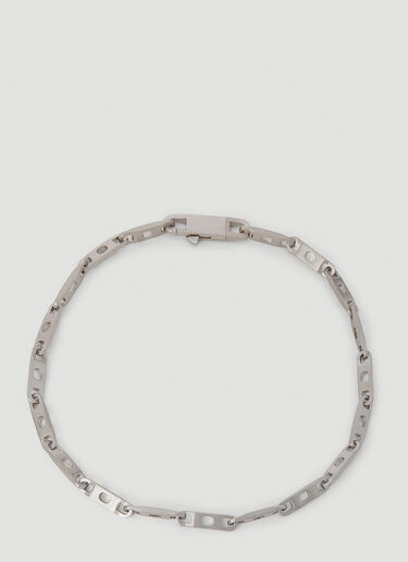 Rick Owens Chain Necklace Silver ric0151038
