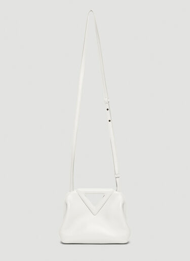 Bottega Veneta Triangle Small Shoulder Bag White bov0244026