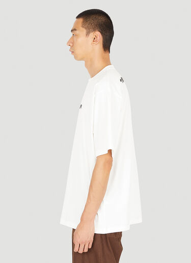 Capasa Milano ロゴプリントTシャツ ホワイト cps0150013