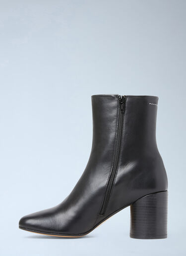 MM6 Maison Margiela 스퀘어 앵클부츠 블랙 mmm0253026