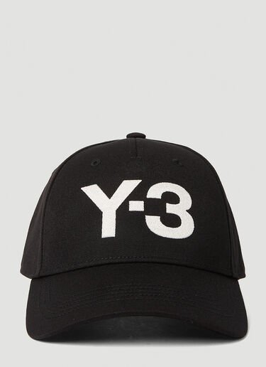 Y-3 ロゴ刺繍ベースボールキャップ ブラック yyy0152054