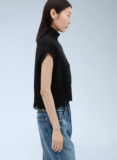 Marni 高领短款毛衣 黑色 mni0253025