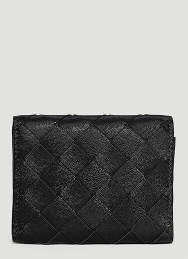 Bottega Veneta 小号三折钱包 黑 bov0245076