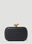 Saint Laurent Knot Minaudiere Clutch Bag Black sla0247137