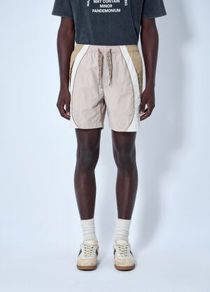 ACMH Elasticated Waistband Sports Shorts Beige acm0164002