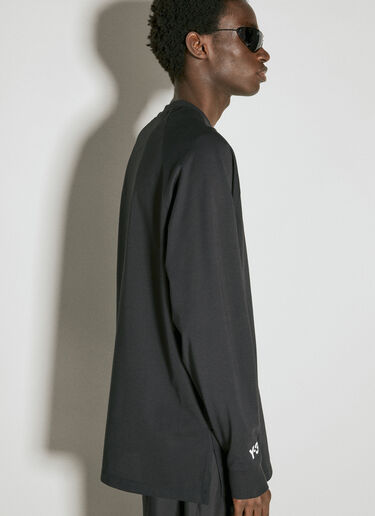 Y-3 3S Long Sleeve T-Shirt Black yyy0356001