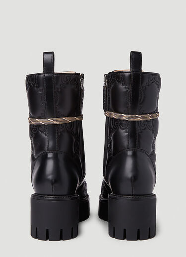 Gucci GG Quilted Ankle Boots Black guc0251084
