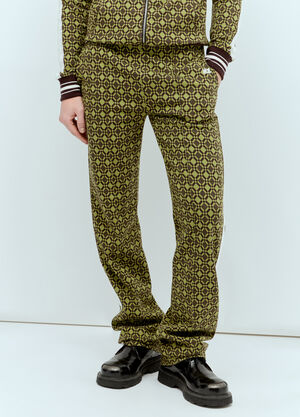 Wales Bonner Power Track Pants Burgundy wbn0160011