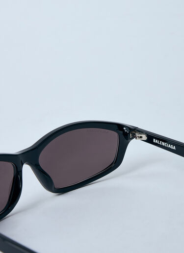 Balenciaga Logo Print Sunglasses Black bcs0360007