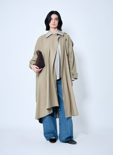 The Row Aralia Trench Coat Beige row0259001