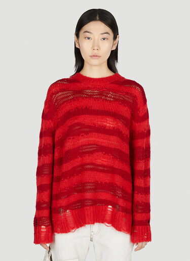 Acne Studios Striped Sweater Red acn0252016