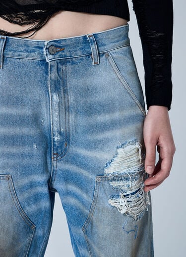 MM6 Maison Margiela 5 Pocket Jeans Blue mmm0260004