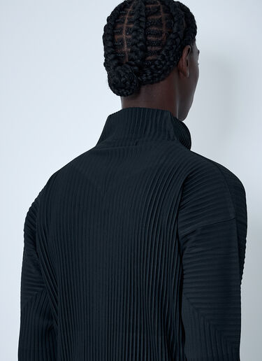 Pleated Zip-Up Jacket Homme Plissé Issey Miyake Pleated Zip-Up Jacket Black hmp0162014