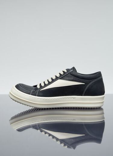 Rick Owens 复古皮革运动鞋 黑色 ric0255028