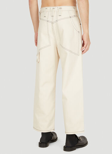 Eckhaus Latta Redux Baggy Jeans Beige eck0151005