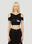 Dolce & Gabbana Kim Mesh Cross Over Top White dol0252008