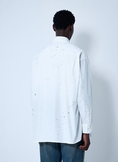 MM6 Maison Margiela Paint Residue Shirt White mmm0160002