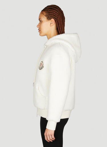 Moncler 毛羊皮连帽运动衫 白色 mon0253035