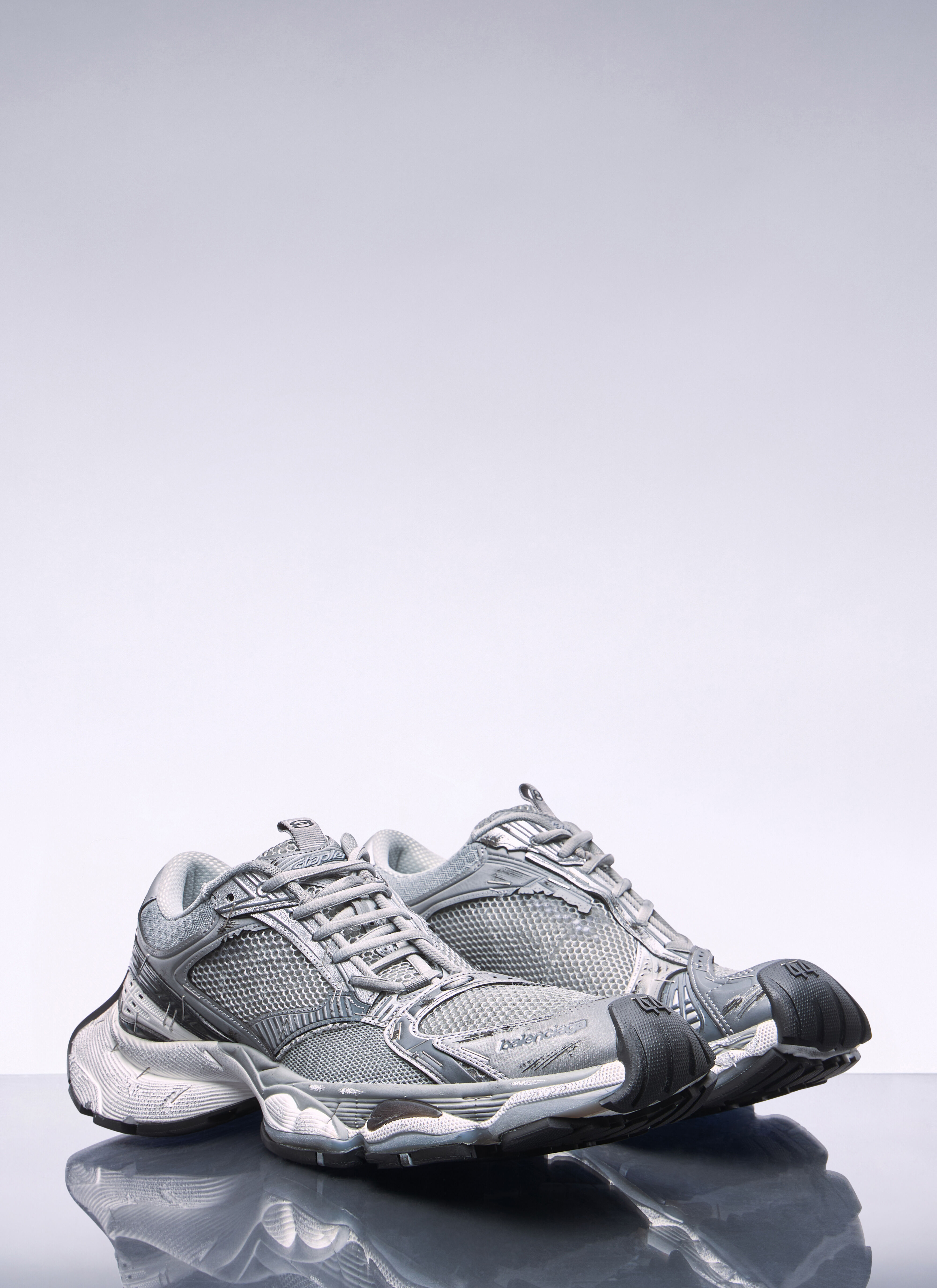 Balenciaga Men's' Stapler Sneakers in Grey | LN-CC®