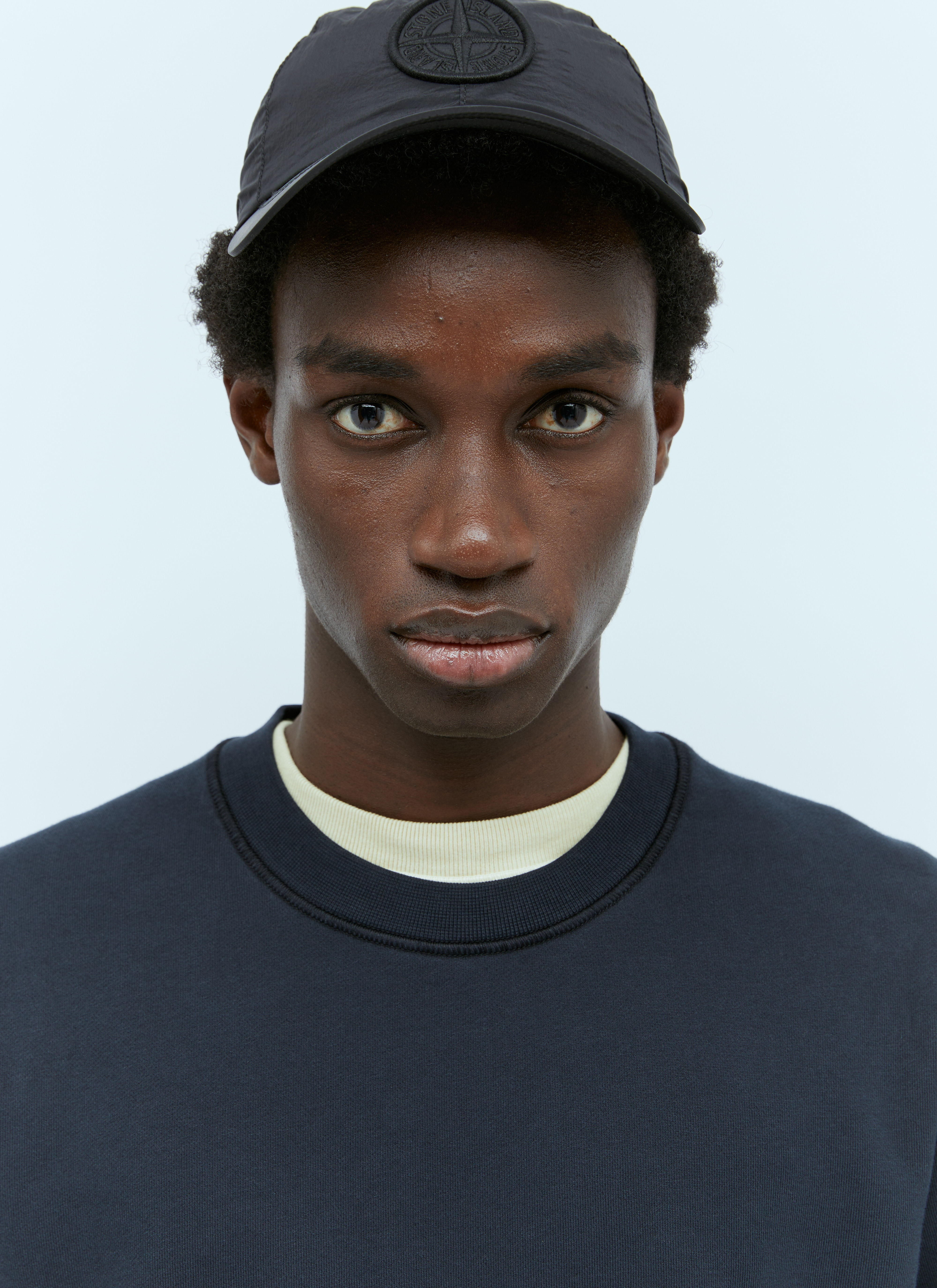 Stone Island Men s Logo Embroidery Baseball Cap in Black LN CC