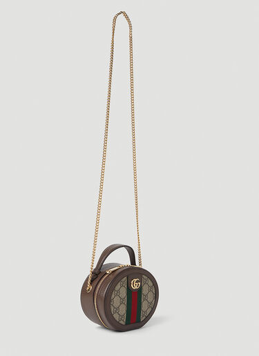 Gucci Round Mini Shoulder Bag Brown guc0251126