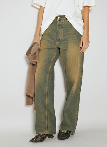 Eytys Benz Rust Denim Jeans Brown eyt0354002