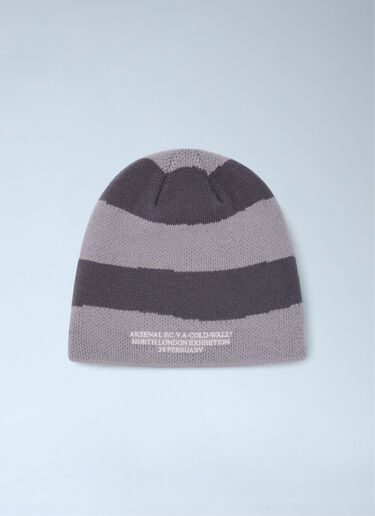 Logo Motif Beanie Hat Arsenal x A-COLD-WALL* Logo Motif Beanie Hat Grey acw0162020