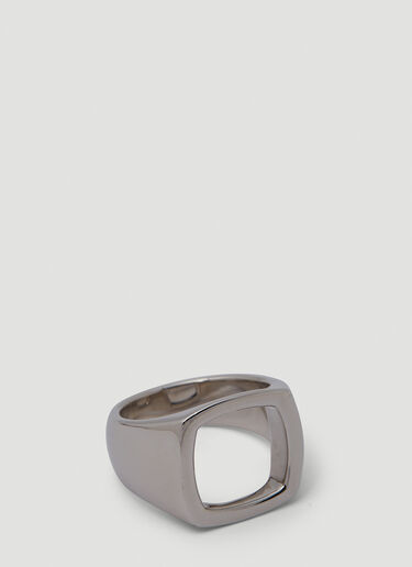 Tom Wood Cushion Open Ring Silver tmw0349021